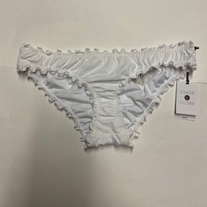 Cheeky White Bathing Suit Bottoms